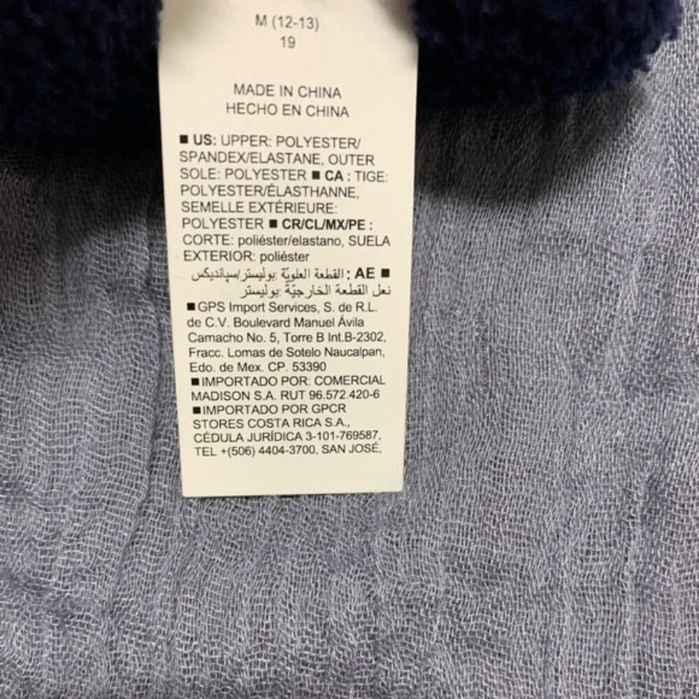 Old Navy cozy printed slipper socks for girls (M)
